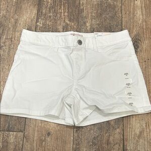 SO Women's High Waist White Shorts
